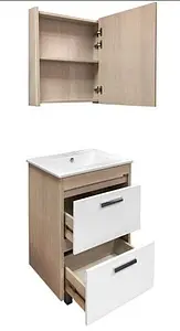 Шкаф-зеркало Comforty Тулуза 60 cосна лоредо 00003121350CF, 5