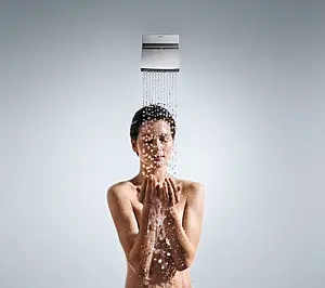 Лейка верхнего душа Hansgrohe Raindance Rainfall 150 1jet stream хром 26443000, 4