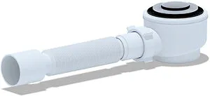 Сифон для душевого поддона Ани Пласт хром E415CL Сифон для душевого поддона Ани Пласт хром E415CL, 1