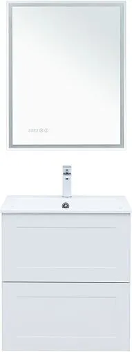 Тумба-умывальник подвесная Aquanet Терра 60 белый матовый 00313232+