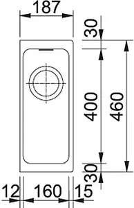 Мойка кухонная Franke Kubus KBG 110-16 шоколад 125.0478.120 Мойка кухонная Franke Kubus KBG 110-16 шоколад 125.0478.120, 2