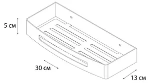 Полка Fixsen Hotel хром FX-31003B, 3