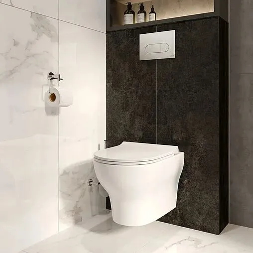 Унитаз подвесной безободковый VitrA Zentrum Rоund SmoothFlush белый 7786B003-0075