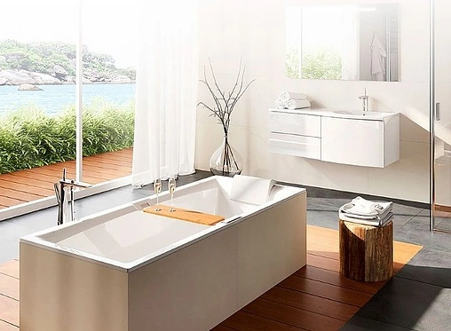 Ванна акриловая Riho STILL SQUARE LED 180x80 R B099003005