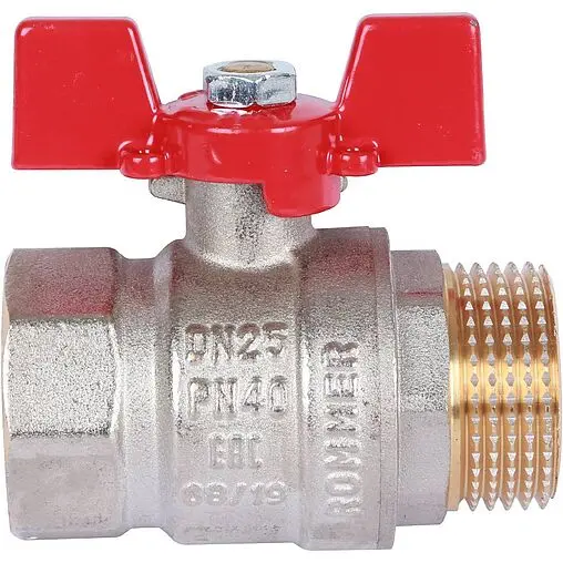 Кран шаровый 1"в x 1"н Rommer RBV-0004-0210225