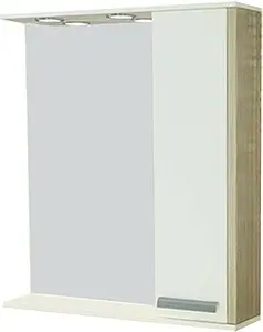Шкаф-зеркало Comforty Тулуза 75 белый/cосна лоредо 00003121662CF Шкаф-зеркало Comforty Тулуза 75 белый/cосна лоредо 00003121662CF, 1