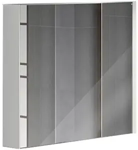 Шкаф-зеркало Comforty Женева 90 дуб белый 00004137132CF, 1