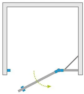 Дверь в нишу 900мм тонированное стекло Radaway Torrenta DWJ 90 R 32000-01-05N Дверь в нишу 900мм тонированное стекло Radaway Torrenta DWJ 90 R 32000-01-05N, 3