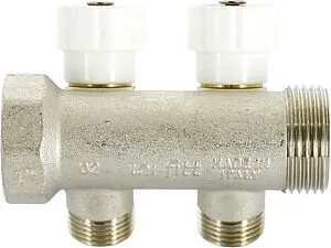 Коллектор регулирующий проходной 2 отвода 1&quot;в/н x ½&quot;к Uni-fitt 404N4220, 4