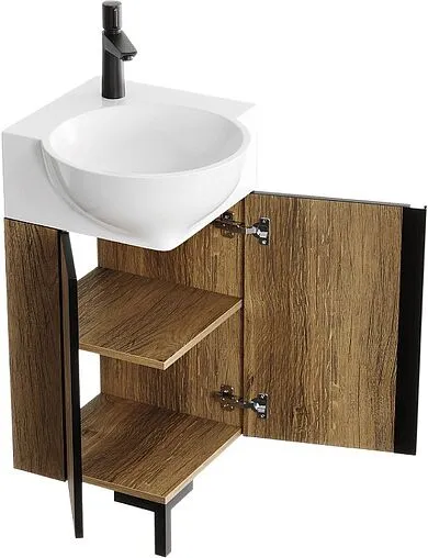 Тумба-умывальник напольная Aqwella Porto 45 дуб балтийский POR0104DB+4640021061435