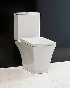 Унитаз-компакт безободковый BelBagno Regina белый BB104CP+BB104T Унитаз-компакт безободковый BelBagno Regina белый BB104CP+BB104T, 3