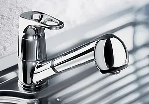 Смеситель для кухни с выдвижным изливом Blanco Wega-S хром 512035, 2