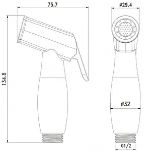 Смеситель для раковины с гигиеническим душем Swedbe Mars чёрный матовый 1760В Смеситель для раковины с гигиеническим душем Swedbe Mars чёрный матовый 1760В, 3