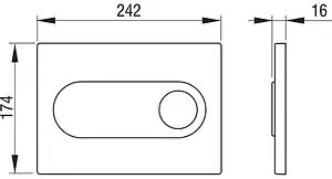 Комплект 6 в 1 Pestan Fluenta Basic SET40006460OW с кнопкой Onyx белый глянцевый Комплект 6 в 1 Pestan Fluenta Basic SET40006460OW с кнопкой Onyx белый глянцевый, 4