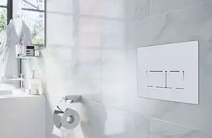 Клавиша смыва для унитаза Azario AZ-8200-0085/AZ-P57-0130 белый глянцевый, 3