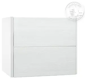 Тумба-умывальник подвесная Aquaton Брук 60 (2 ящика) дуб латте/белый, 3