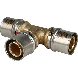 Тройник пресс соединительный 26мм x 26мм x 26мм Stout SFP-0006-262626 Тройник пресс соединительный 26мм x 26мм x 26мм Stout SFP-0006-262626, 1