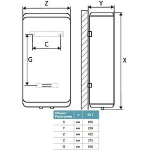 Водонагреватель накопительный электрический Thermex Flat Plus Pro IF 50 V (pro) 151023 Водонагреватель накопительный электрический Thermex Flat Plus Pro IF 50 V (pro) 151023, 2