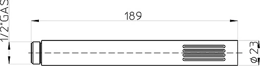 Душевая стойка Bossini Slim хром D40005.030