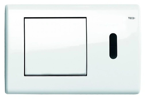 Клавиша смыва для унитаза с ИК-датчиком от сети 12 В TECEplanus 9240362 белый глянцевый