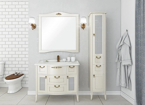 Зеркало Aquaton Версаль 100 слоновая кость 1A188102VSZA0