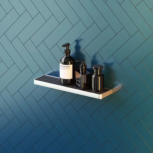 Полка Damixa Jupiter чёрный матовый/алюминий DA7737600