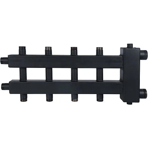 Распределительный коллектор 5 контуров с гидрострелкой 1½&quot;н x 1&quot;н Rommer RDG-0018-024025