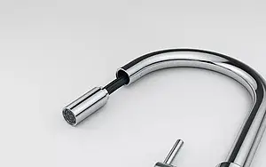 Смеситель для кухни с выдвижным изливом Franke Lina хром 115.0626.051 Смеситель для кухни с выдвижным изливом Franke Lina хром 115.0626.051, 5