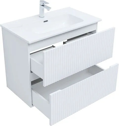 Тумба под умывальник Aquanet Джейн 80 белый матовый 00313286