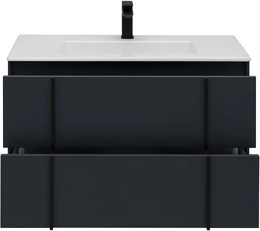 Тумба под умывальник подвесной Allen Brau Reality 90 антрацит 1.32006.AM