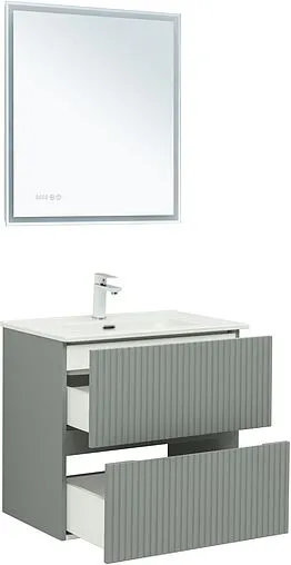 Тумба-умывальник Aquanet Джейн 70 мисти грин 00313317+