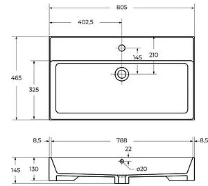 Консоль с умывальником подвесная Cezares Cadro 80 чёрный CADRO-80/46/58-2C-SO-MET-ST+CADRO-80-MENS-NERO+CADRO-80-MENS-NERO+CADRO-80-MENS-NERO Консоль с умывальником подвесная Cezares Cadro 80 чёрный CADRO-80/46/58-2C-SO-MET-ST+CADRO-80-MENS-NERO+CADRO-80-MENS-NERO+CADRO-80-MENS-NERO, 3