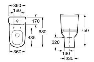 Бачок для унитаза Roca Giralda белый 341469000 Бачок для унитаза Roca Giralda белый 341469000, 2