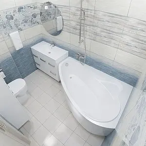 Ванна акриловая Triton Пеарл-Шелл 160x104 L Н0000000209, 4