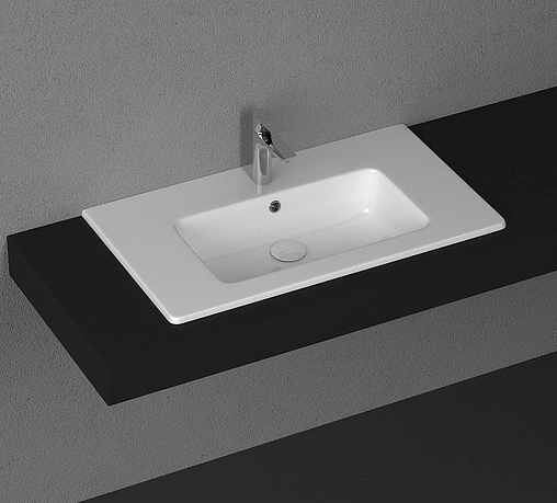 Тумба-умывальник подвесная ISVEA Pro 70 белый 21MGS001070I+10SL50071SV