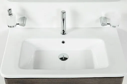 Тумба под умывальник подвесная BelBagno ALBANO-CER 80 Robere Nature Grigio ALBANO-CER-800-2C-SO-RNG