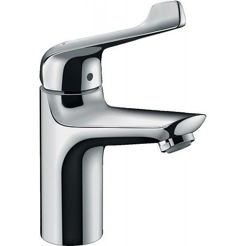 Смеситель для раковины хирургический Hansgrohe Novus 100 хром 71921000