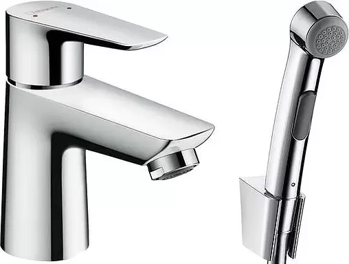 Смеситель для раковины с гигиеническим душем Hansgrohe Talis E 80 хром 71729000