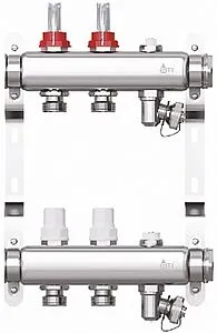 Группа коллекторная с расходомерами 2 отвода 1"в/в x ¾"ек STI CM02F Группа коллекторная с расходомерами 2 отвода 1"в/в x ¾"ек STI CM02F, 1
