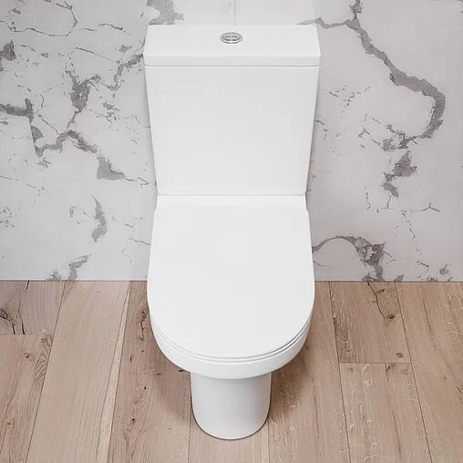 Унитаз-компакт безободковый Damixa Skyline белый DX35C8600SC Унитаз-компакт безободковый Damixa Skyline белый DX35C8600SC