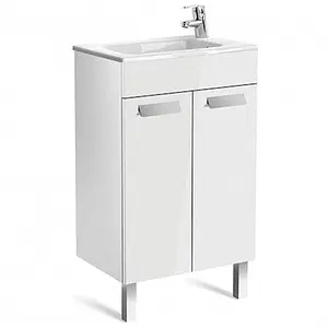 Тумба под умывальник Roca Debba 50 белый глянец ZRU9302710 Тумба под умывальник Roca Debba 50 белый глянец ZRU9302710, 1