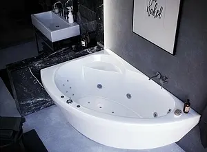 Ванна акриловая Aquatek Аякс 2 170x100 L с фронтальной панелью с каркасом (вклеенный) AYK170-0000085, 4