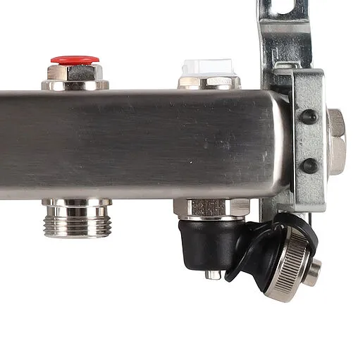 Группа коллекторная без расходомеров 10 отводов 1&quot;в/в x ¾&quot;ек Rommer RMS-3201-000010