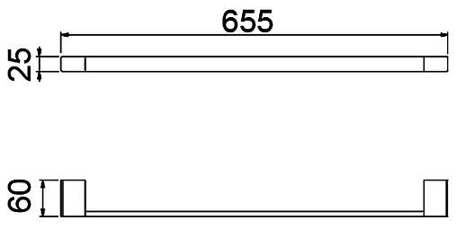 Полотенцедержатель Timo Selene чёрный матовый 14053/03