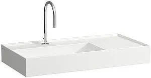 Раковина Laufen Kartell 90 R белый 8.1033.8.000.111.1 Раковина Laufen Kartell 90 R белый 8.1033.8.000.111.1, 1