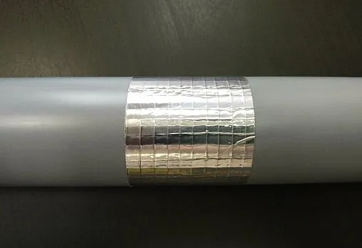 Лента алюминиевая самоклеящаяся 100мм x 50м серая K-FLEX ALU АА 130 850CG020076