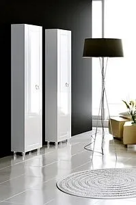 Шкаф-пенал напольный Aqwella Infinity 45 белый Inf.05.45 Шкаф-пенал напольный Aqwella Infinity 45 белый Inf.05.45, 3