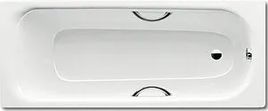 Ванна стальная Kaldewei Eurowa 170x70 mod. 312 с отв. для ручек белый 119821020001 Ванна стальная Kaldewei Eurowa 170x70 mod. 312 с отв. для ручек белый 119821020001, 1