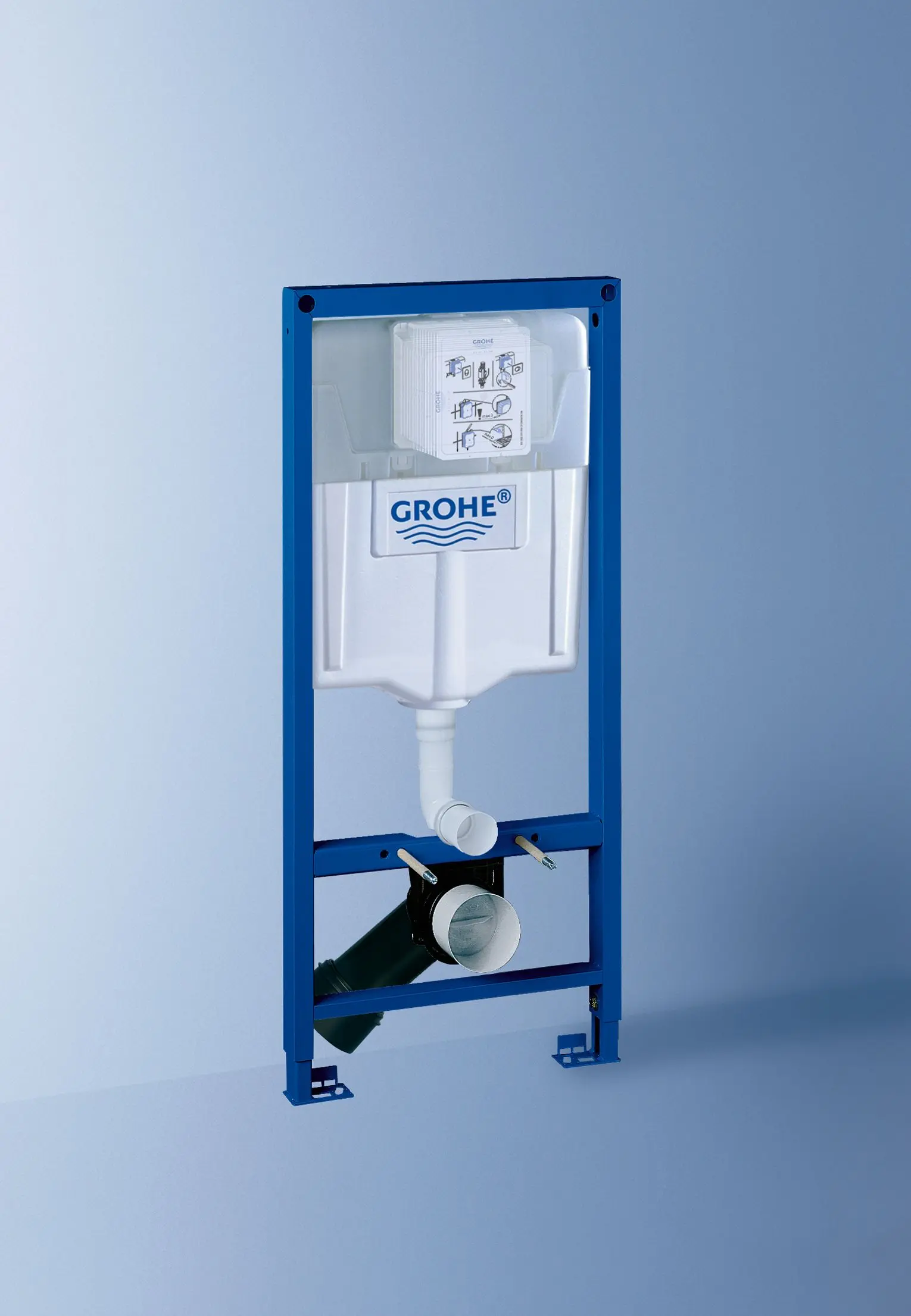 Инсталляция для подвесного унитаза Set 4 в 1 Grohe Rapid SL 38813001 с кнопкой хром глянцевый Инсталляция для подвесного унитаза Set 4 в 1 Grohe Rapid SL 38813001 с кнопкой хром глянцевый, 5