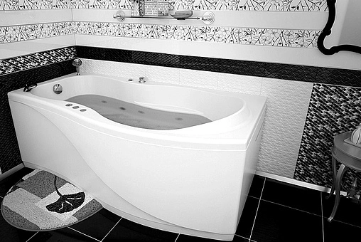 Ванна акриловая Aquanet Borneo 170x90 R 00203910